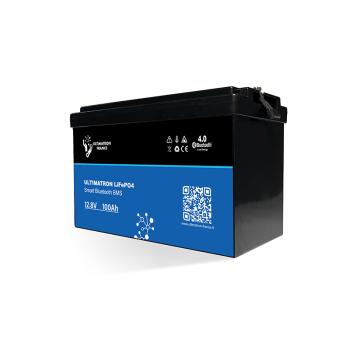 Ultimatron Lithium Batterie LiFePO4 12.8V 100Ah Smart BMS mit Bluetooth Wohnmobil Untersitzbatterie